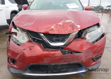 2016 Nissan Rogue Sv из США, поврежденный, VIN KNMAT2MT8GP623721